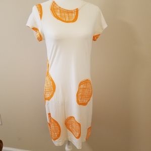 Anthropology Virginia Johnson midi dress size M